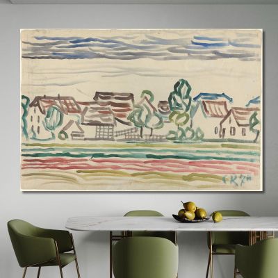 Landscape Christian Rohlfs cro52 canvas print 