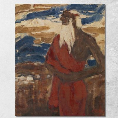 Moses Seeing The Promised Land Christian Rohlfs cro57 canvas print 