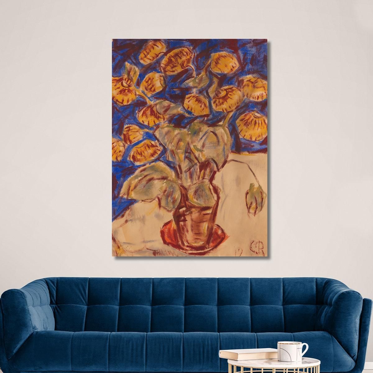 Slipper Flower Christian Rohlfs cro61 canvas print 