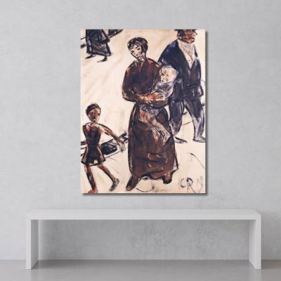 Poverty Christian Rohlfs cro63 canvas print 