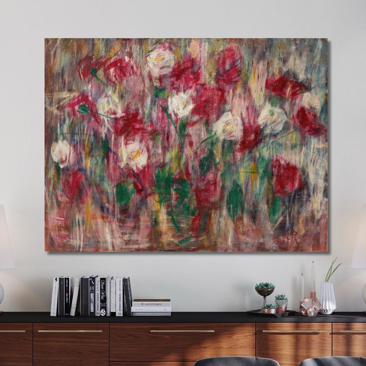 Roses And Carnations Christian Rohlfs cro65 canvas print 