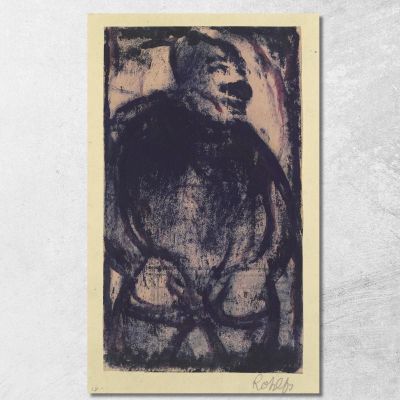 Standing Man Christian Rohlfs cro73 canvas print 