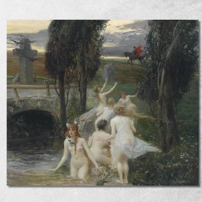Nereids Eduard Veith evt15 canvas print 