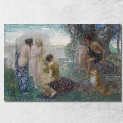Judgment Of Paris Eduard Veith evt29 canvas print 