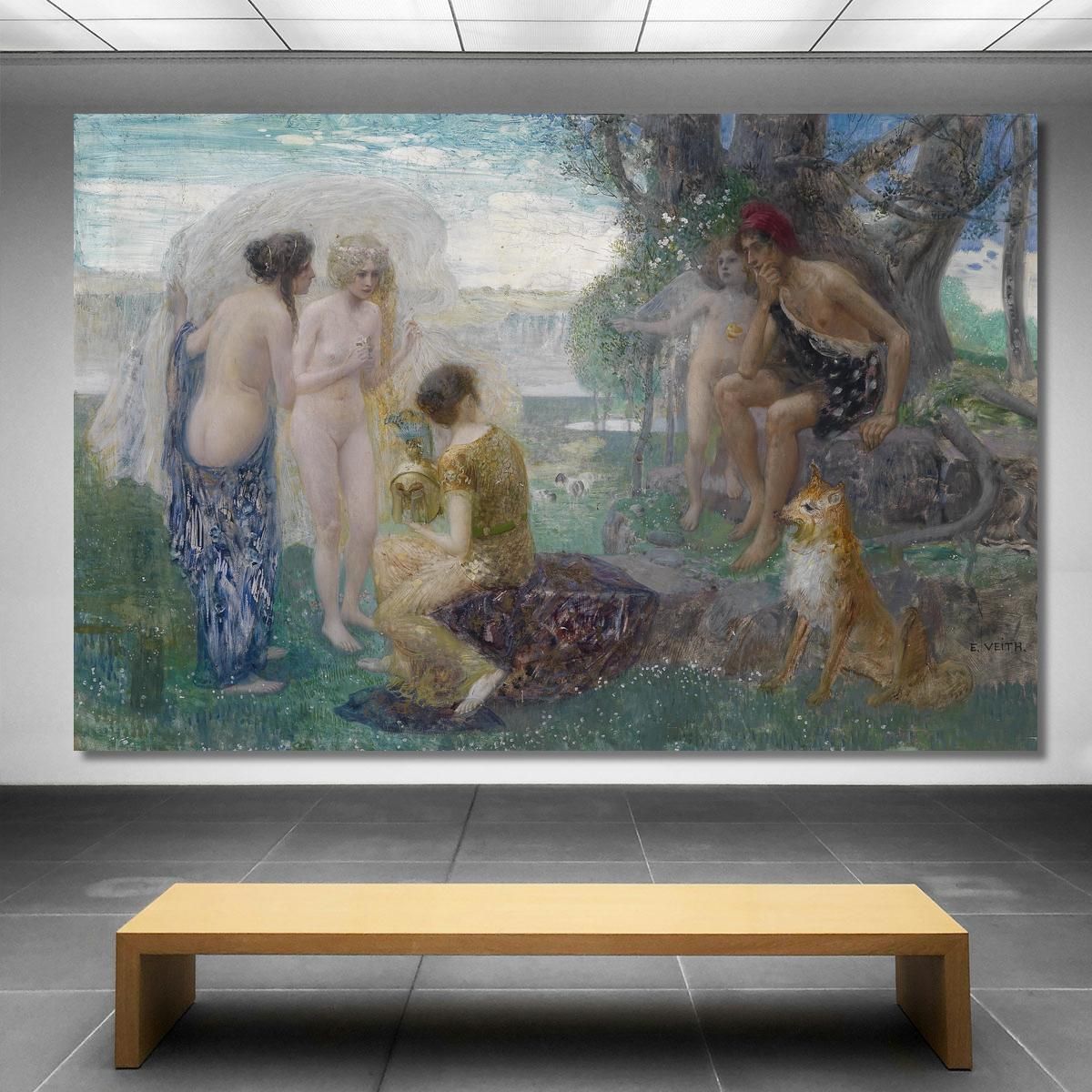 Judgment Of Paris Eduard Veith evt29 canvas print 