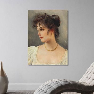 A Young Beauty 2 Eugen von Blaas evb12 canvas print 
