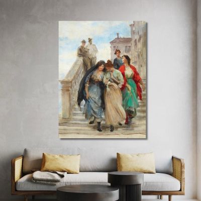 Secrets Eugen von Blaas evb57 canvas print 