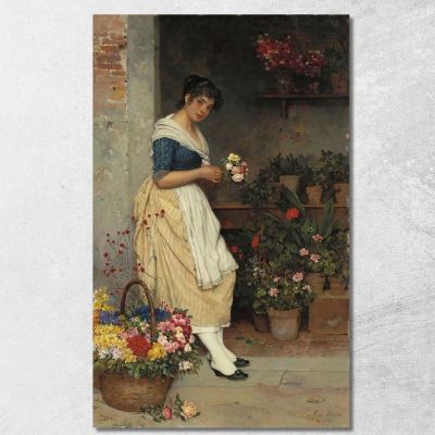 The Fairest Rose Eugen von Blaas evb63 canvas print