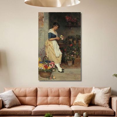 The Fairest Rose Eugen von Blaas, evb63 canvas print