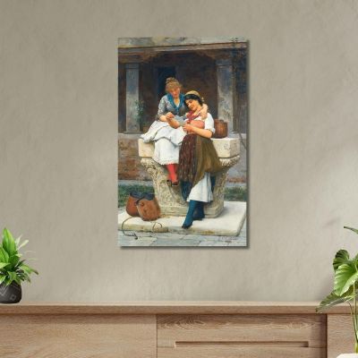 The Love Letter 3 Eugen von Blaas evb67 canvas print 