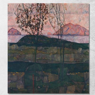 Setting Sun Egon Schiele esh2 canvas print 