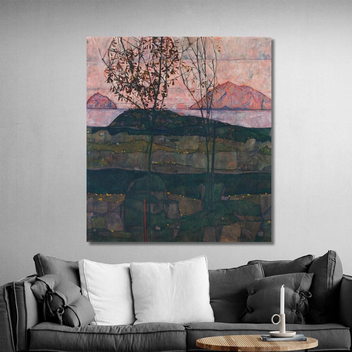 Setting Sun Egon Schiele esh2 canvas print 