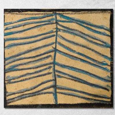 Abstracted Pine Tree Egon Schiele esh16 canvas print 
