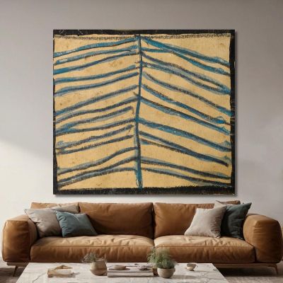 Abstracted Pine Tree Egon Schiele esh16 canvas print 