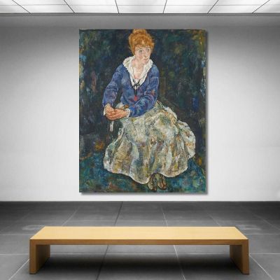 Portrait Of The Artist'S Wife Edith Schiele Egon Schiele esh21 canvas print 