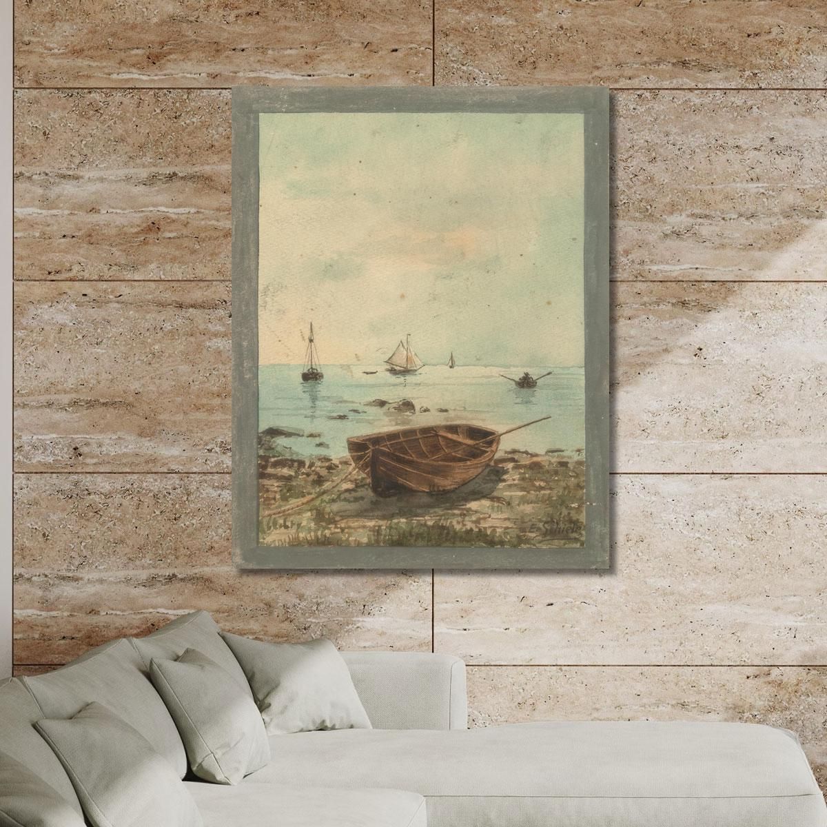 Boats Egon Schiele esh27 canvas print 