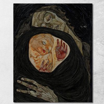 Dead Mother Egon Schiele esh39 canvas print 