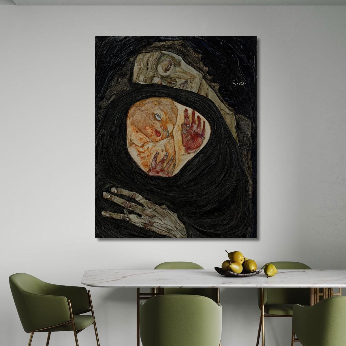 Dead Mother Egon Schiele esh39 canvas print 