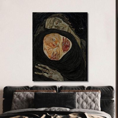 Dead Mother Egon Schiele esh39 canvas print 