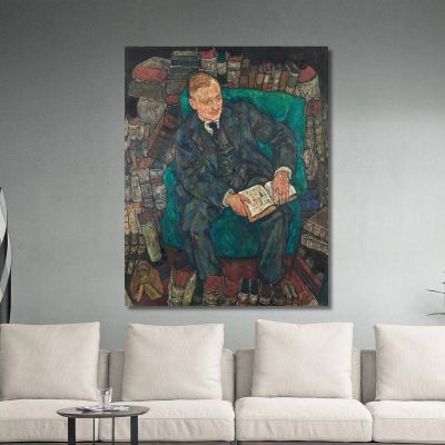 Dr. Hugo Koller Egon Schiele esh45 canvas print 