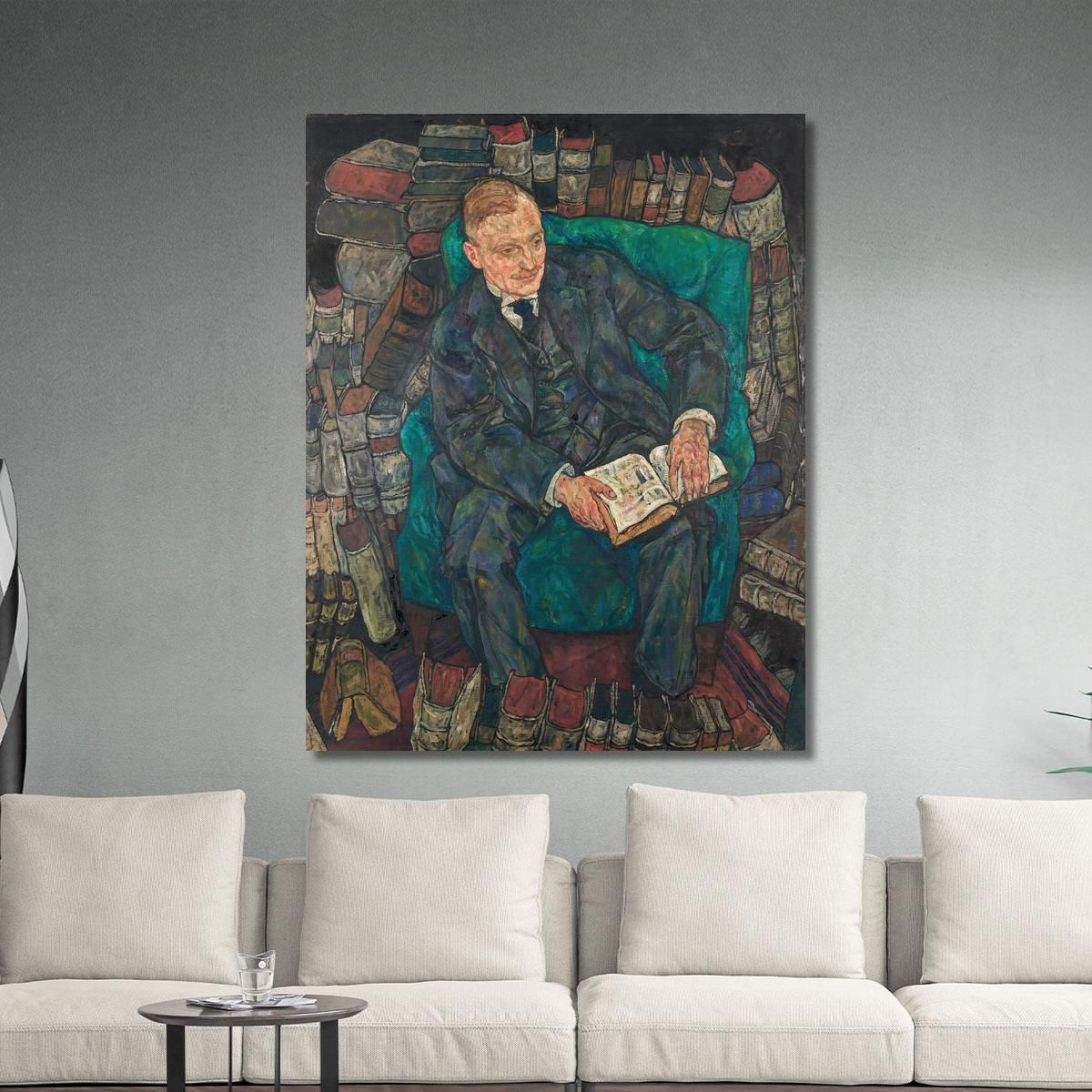 Dr. Hugo Koller Egon Schiele esh45 canvas print 
