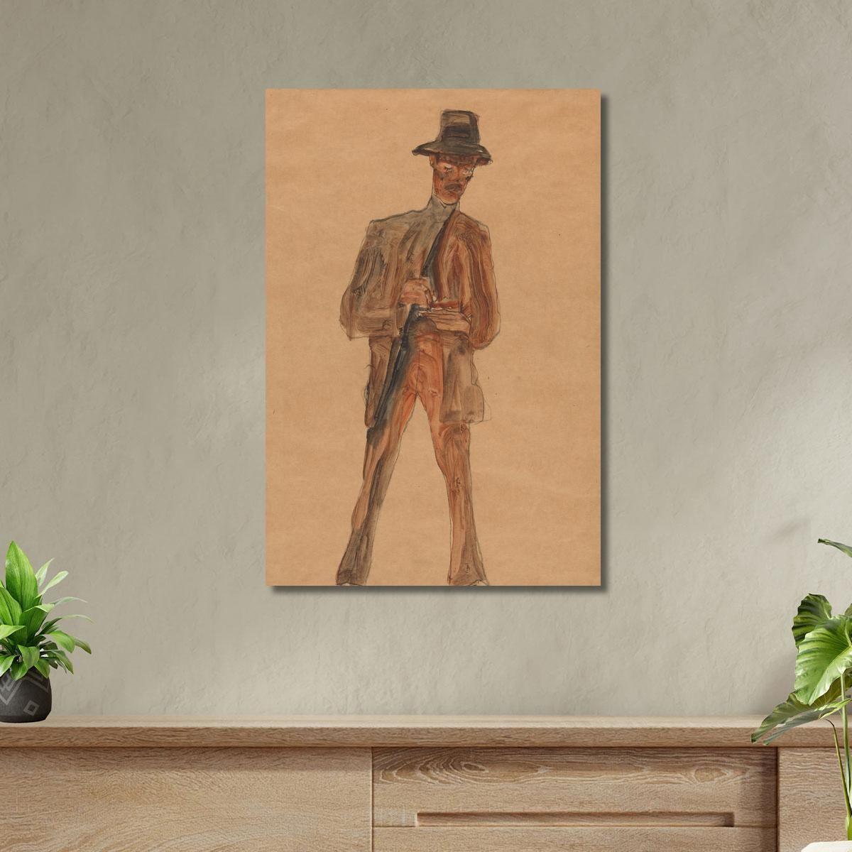 Franz Weigang Egon Schiele esh53 canvas print 