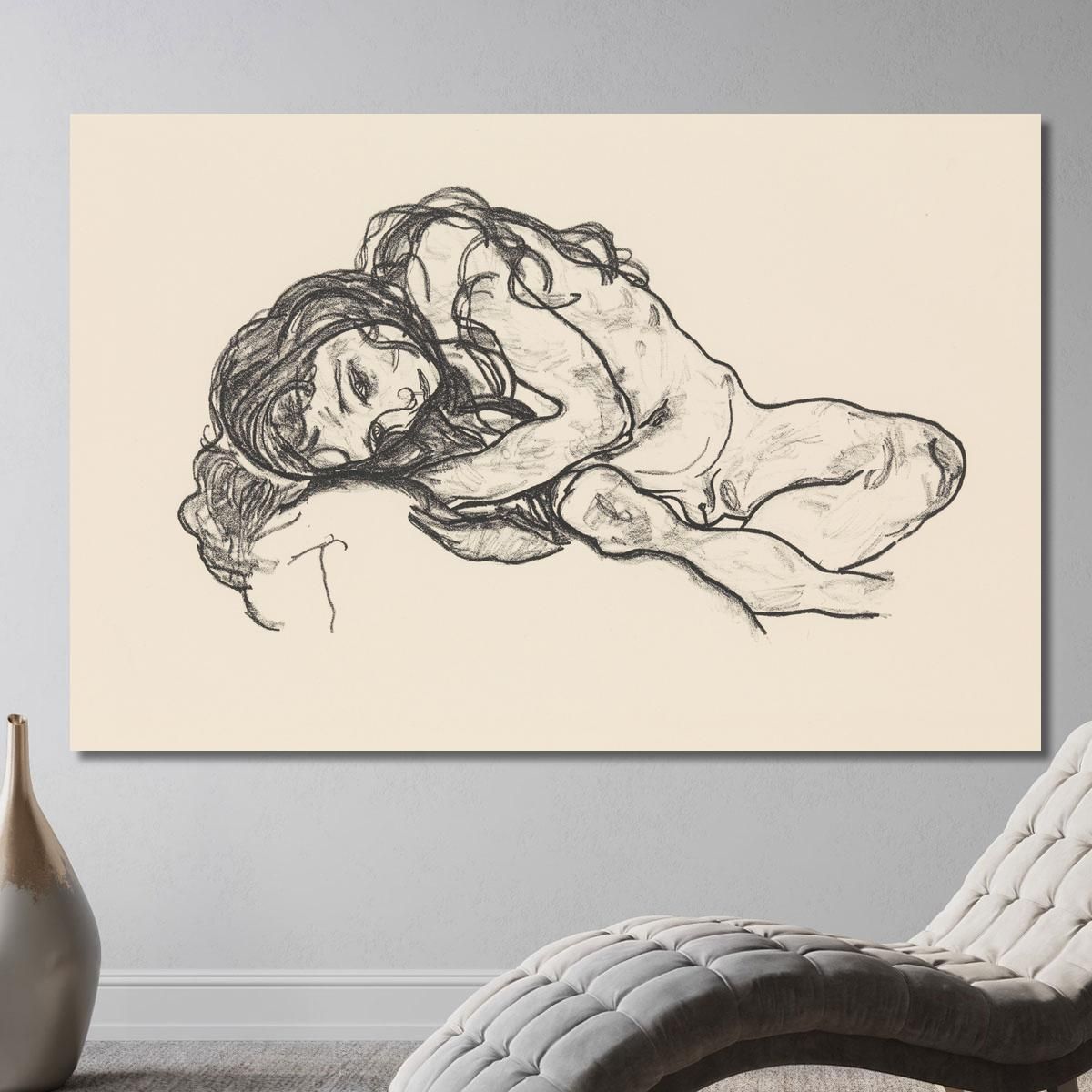 Girl Egon Schiele esh61 canvas print 