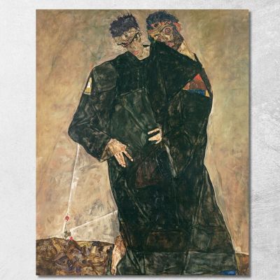 Hermits Egon Schiele esh65 canvas print 