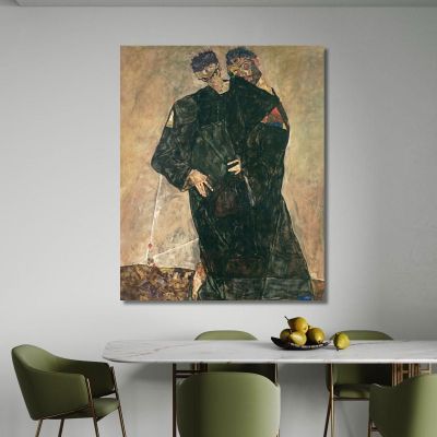 Hermits Egon Schiele esh65 canvas print 