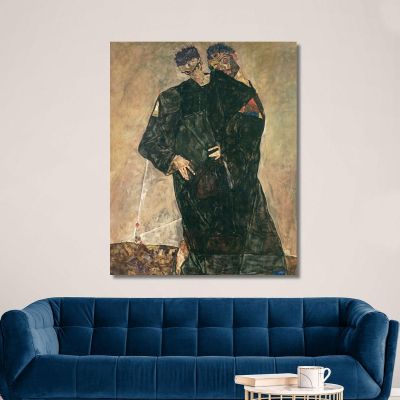 Hermits Egon Schiele esh65 canvas print 