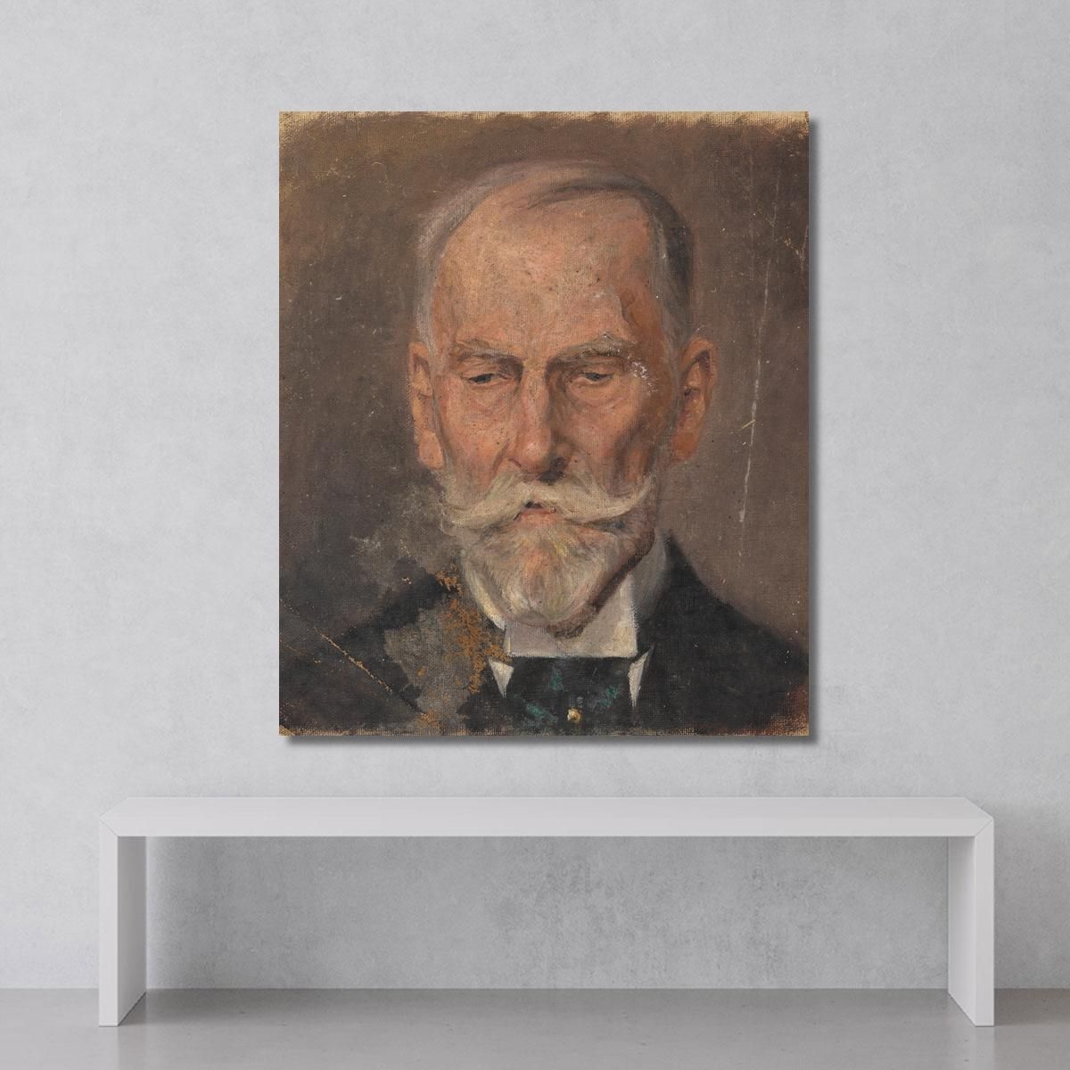 Gentleman'S Portrait Egon Schiele esh66 canvas print 