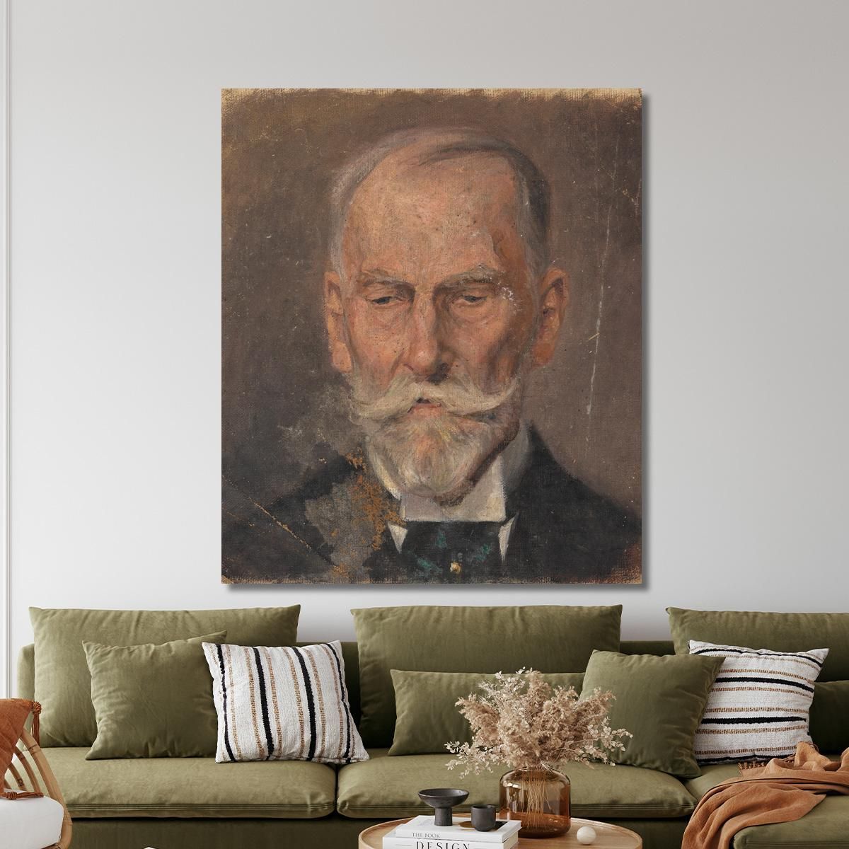 Gentleman'S Portrait Egon Schiele esh66 canvas print 