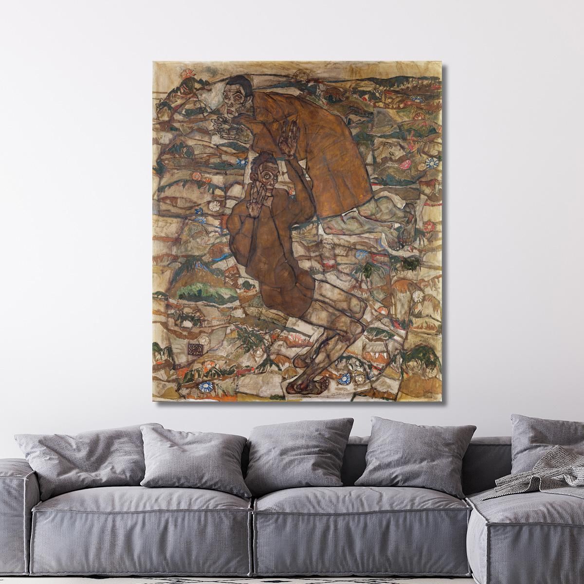 Levitation The Blind Ii Egon Schiele esh86 canvas print 