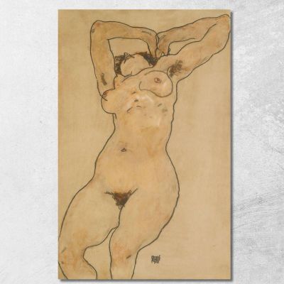 Reclining Nude Egon Schiele esh87 canvas print 