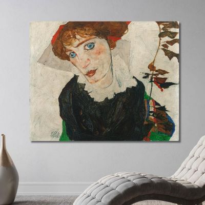 Portrait Of Wally Neuzil Egon Schiele esh127 canvas print 