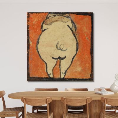 Pig From Behind Egon Schiele esh144 canvas print 