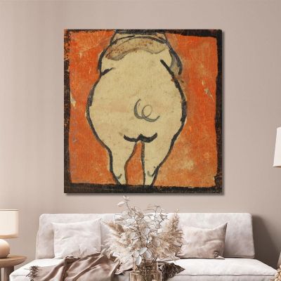 Pig From Behind Egon Schiele esh144 canvas print 