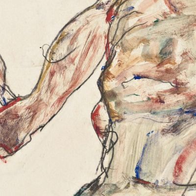 The Dancer Egon Schiele esh191 canvas print