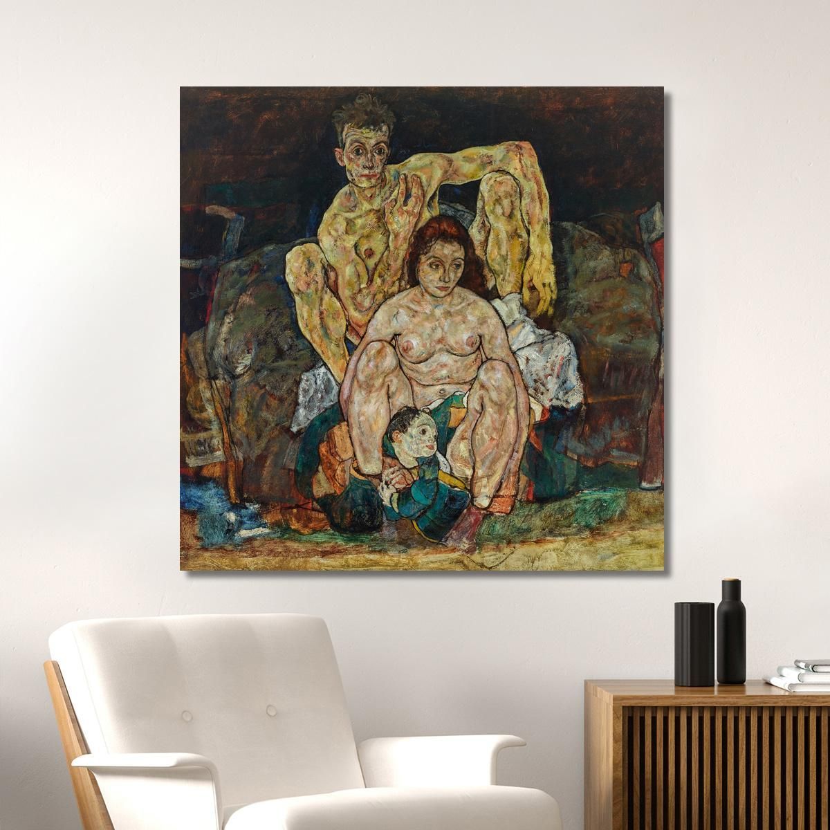 The Family Egon Schiele esh192 canvas print 