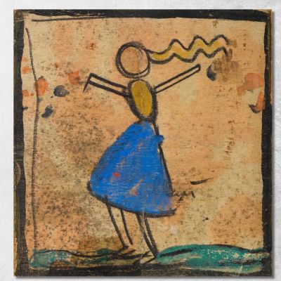 Dancer With Blue Skirt Egon Schiele esh199 canvas print 