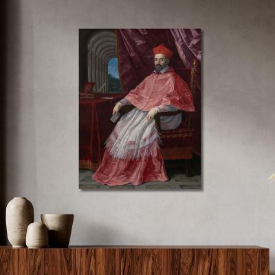 Cardinal Roberto Ubaldini 1581-1635 Papal Legate To Bologna Guido Reni grn6 canvas print 
