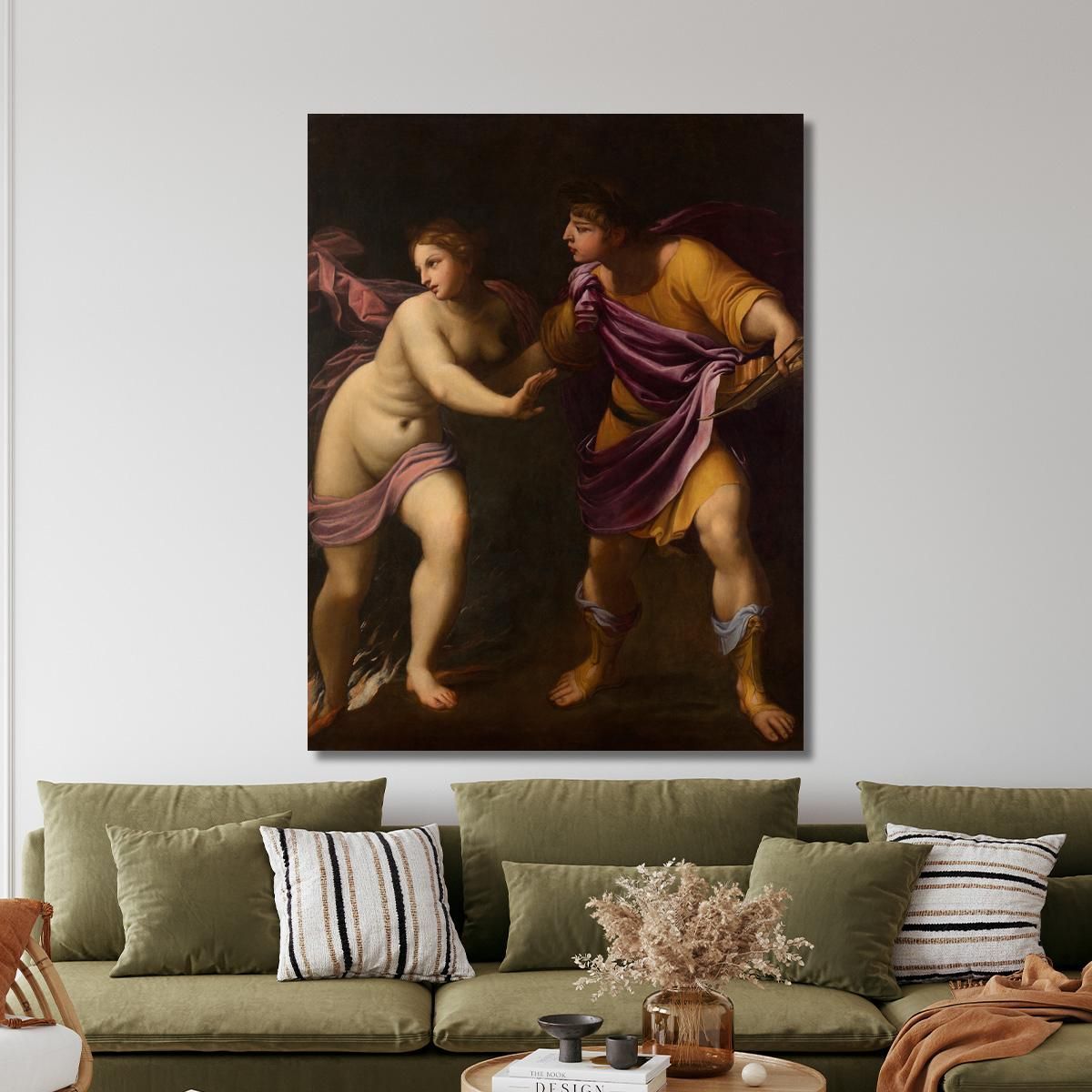 Orpheus And Eurydice Guido Reni grn22 canvas print 