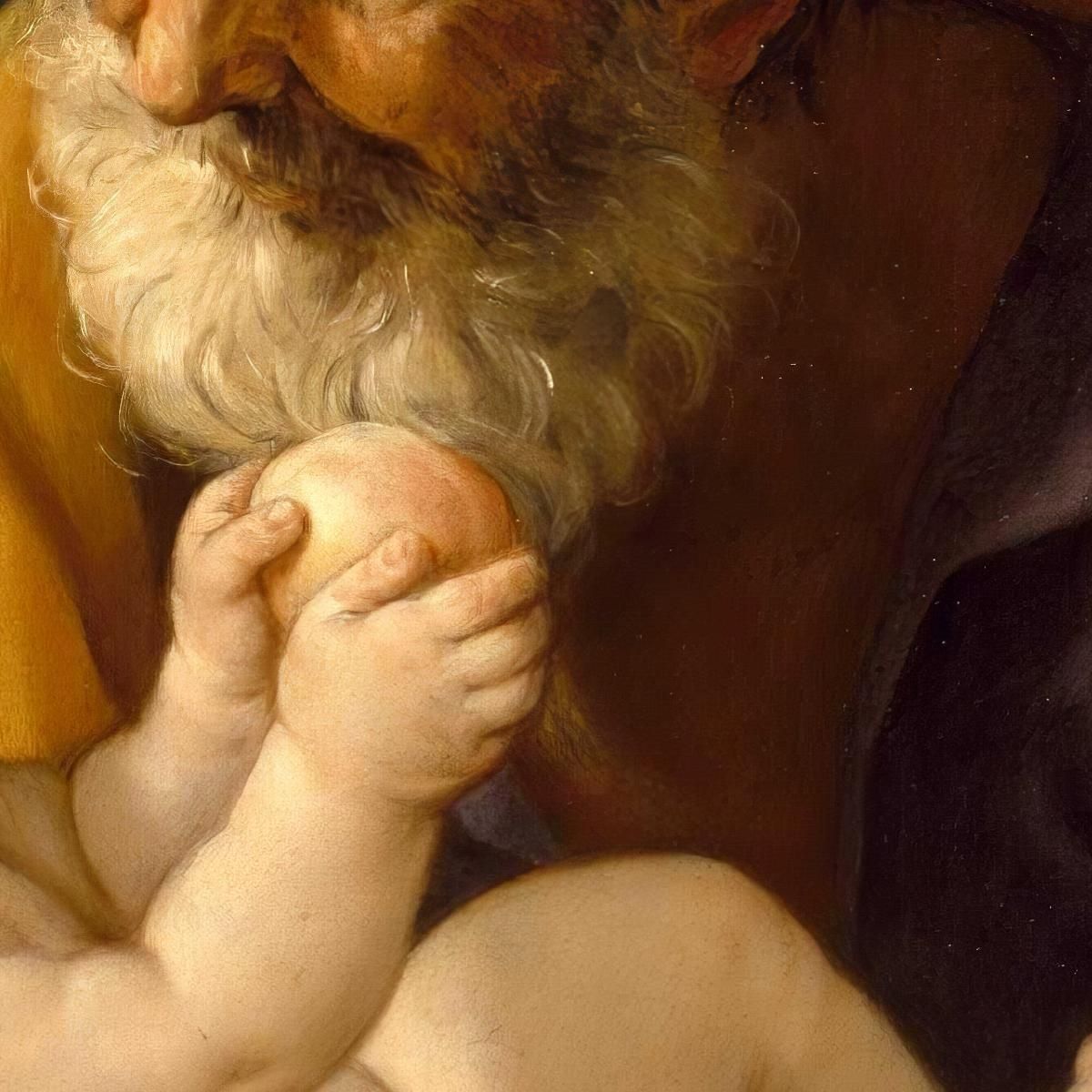 Saint Joseph And The Christ Child Guido Reni grn30 canvas print