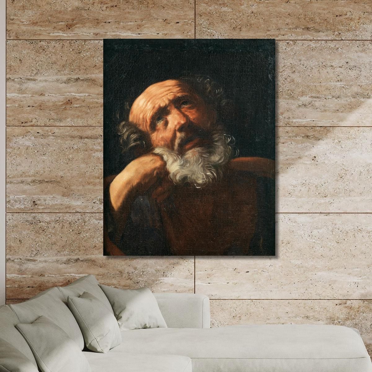 Saint Peter Guido Reni grn32 canvas print 