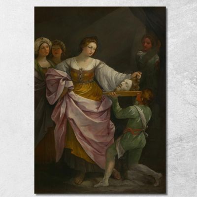 Salome With The Head Of Saint John The Baptist Guido Reni grn35 canvas print 