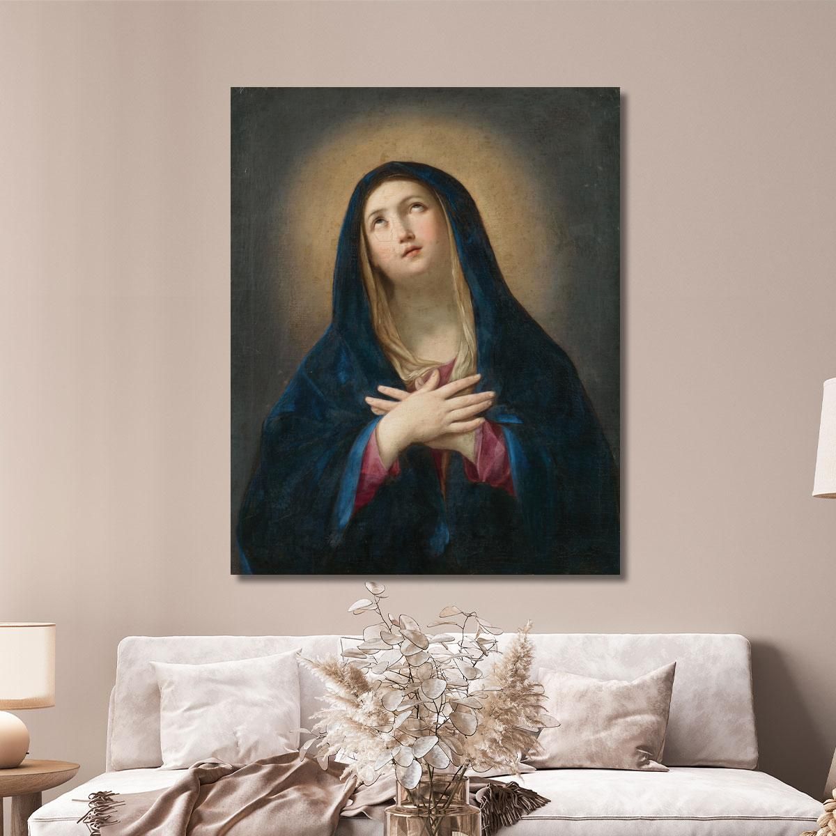 The Madonna In Prayer Guido Reni grn44 canvas print 