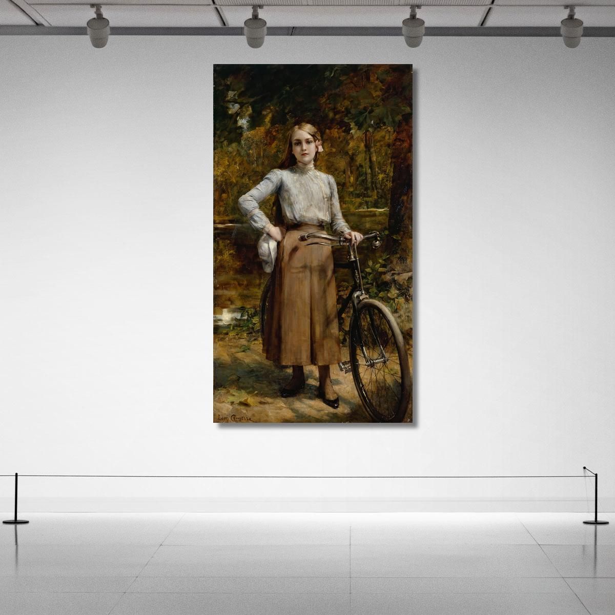 Bicycle At Le Vésinet Léon François Comerre lfc5 canvas print 