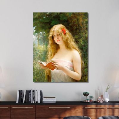 The Beautiful Reader Léon François Comerre lfc10 canvas print 