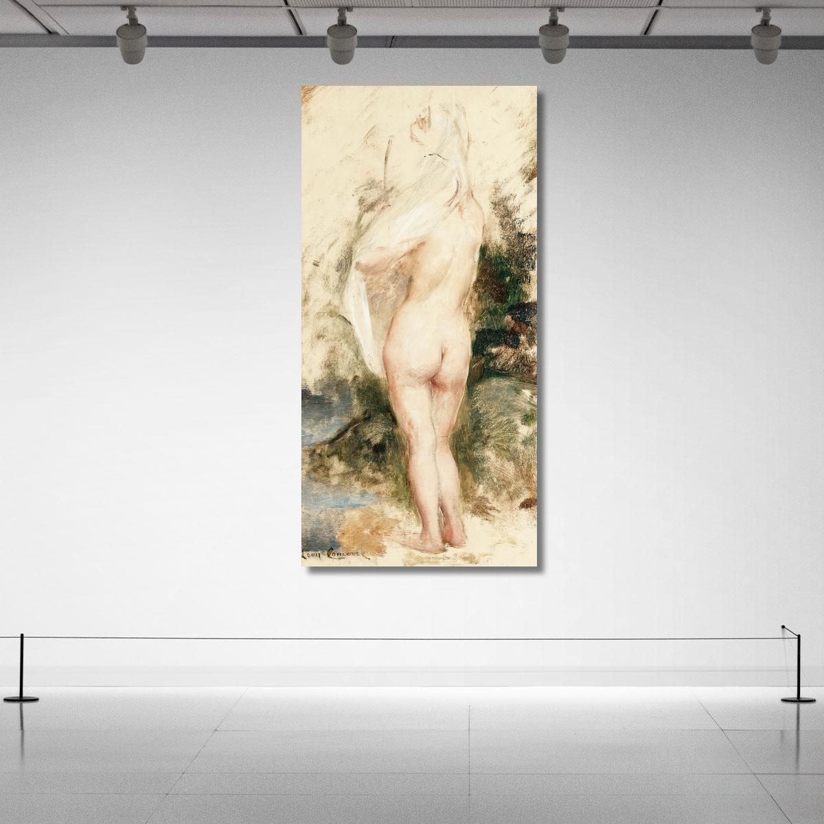 Study Of A Nude Woman Léon François Comerre lfc27 canvas print 