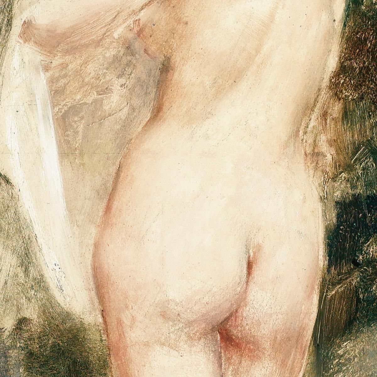 Study Of A Nude Woman Léon François Comerre lfc27 canvas print